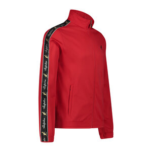 Australian Australian Slim Fit Trainingsjasje met bies 2.0 (Bright Red/Black)