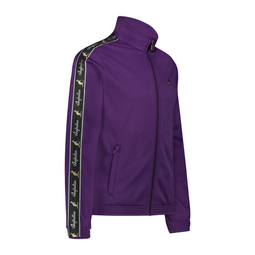 Australian Australian Slim Fit Big Logo Jacket met zwarte bies 3.0 (Violet)