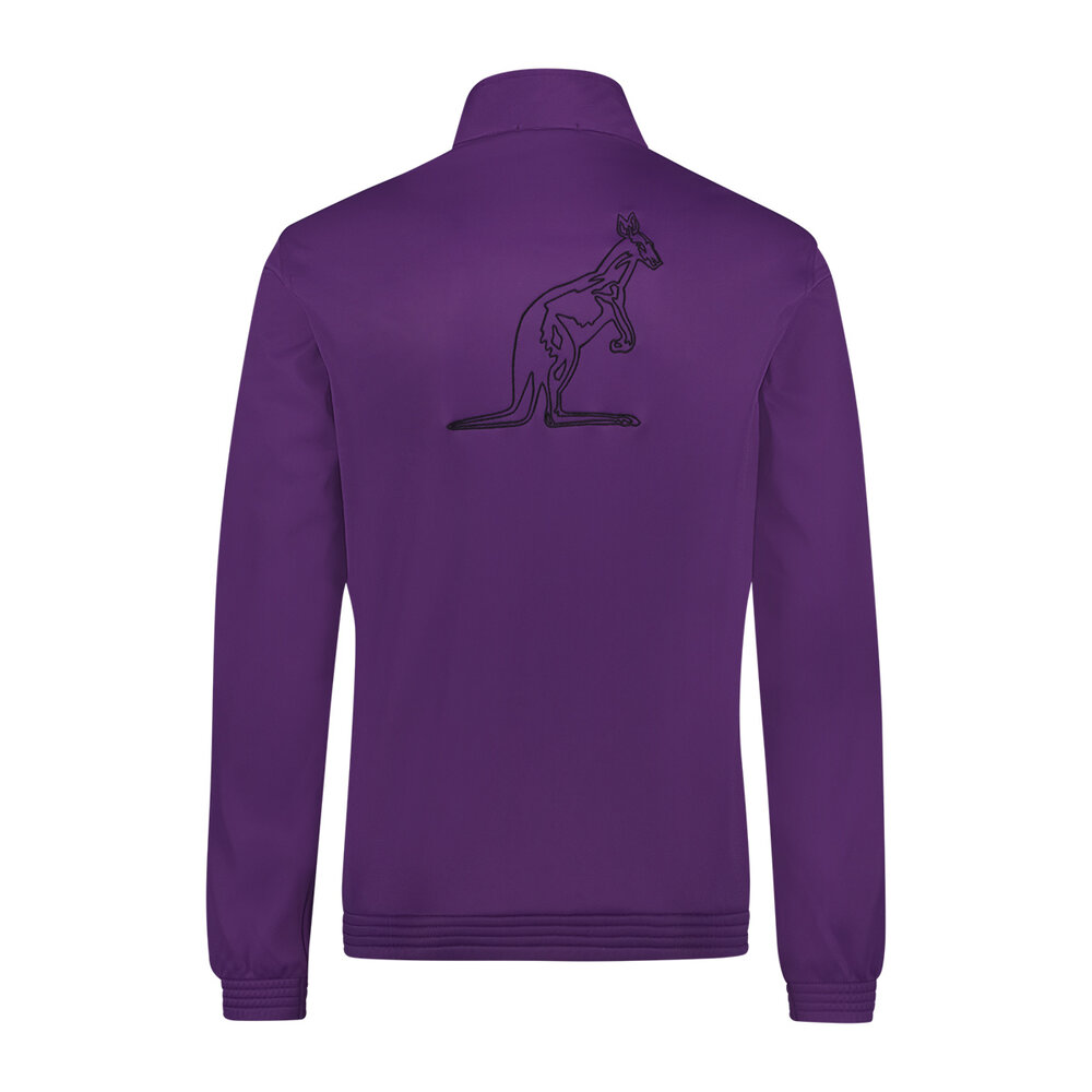 Australian Australian Slim Fit Big Logo Jacket met zwarte bies 3.0 (Violet)