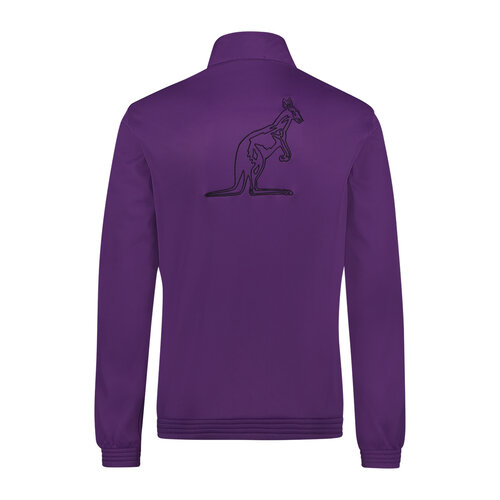 Australian Australian Slim Fit Big Logo Jacket met zwarte bies 3.0 (Violet)