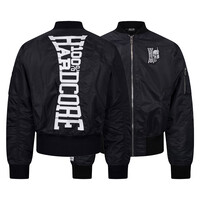 100% Hardcore Bomber Jacket 'Vertical' (Black)
