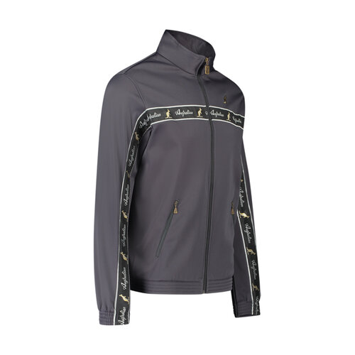 Australian Australian Uni Trainingsjasje met bies (Titanium Grey/Black)