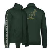 Australian Slim Fit Big Logo Jacket met zwarte bies 3.0 (Woods Green)