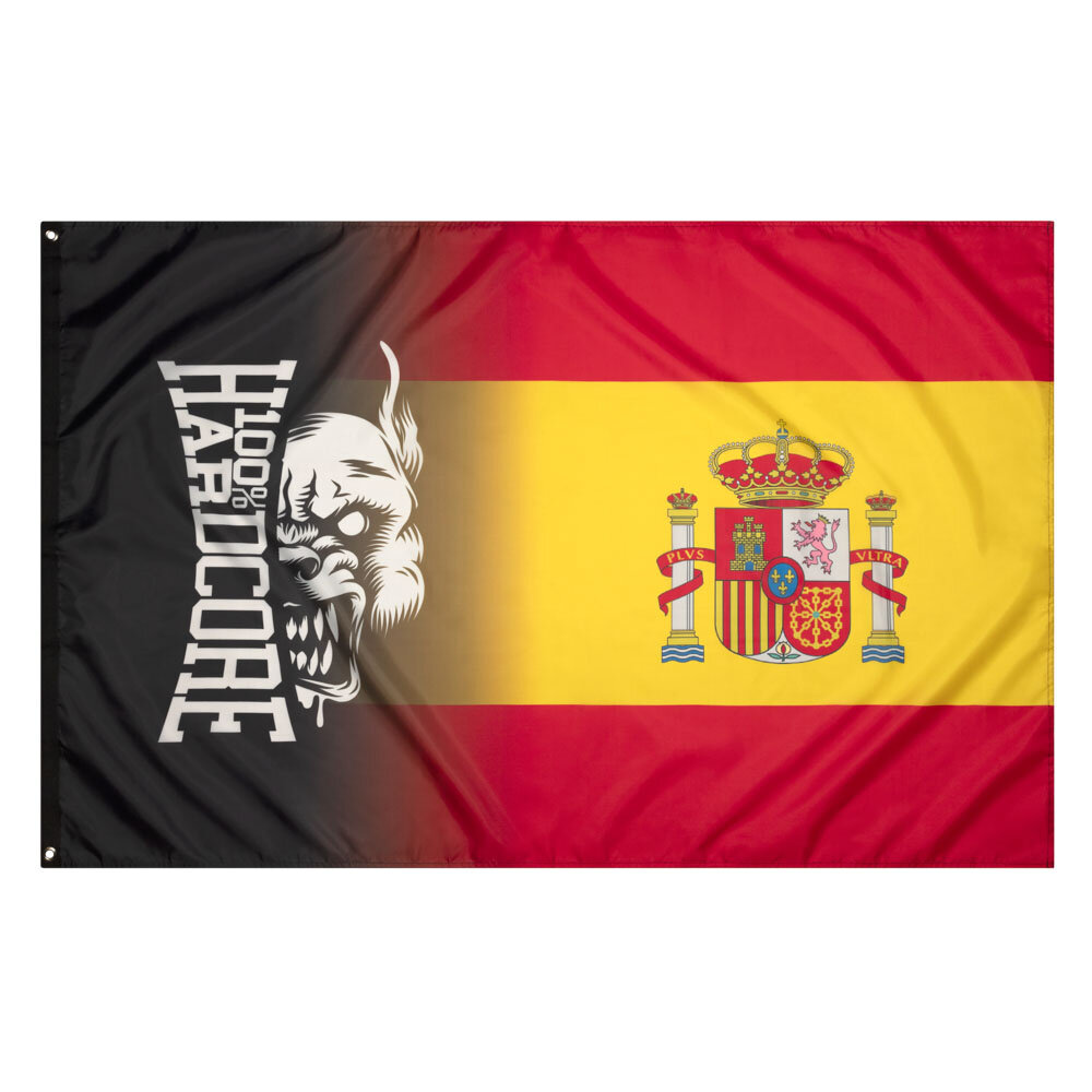 100% Hardcore 100% Hardcore Banner 'Spain'
