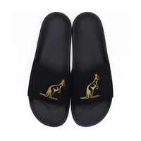Australian Big Logo Sandal (Black/Gold)