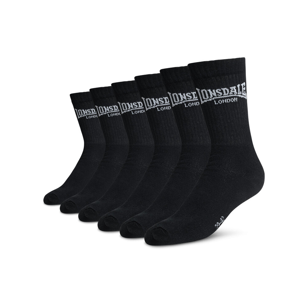 Lonsdale Lonsdale Sportsocken 6er-Pack (Black/White)
