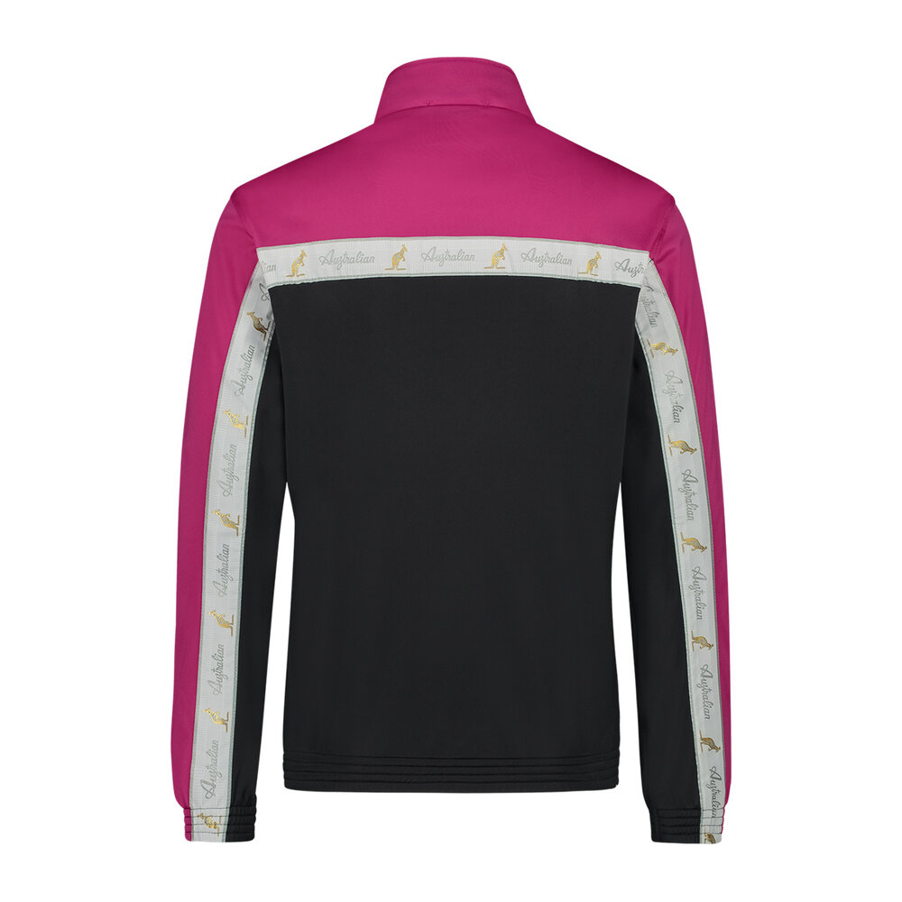 Australian Australian Duo Jacket met witte bies 3.0 (Fuxia) - Verbeterde pasvorm