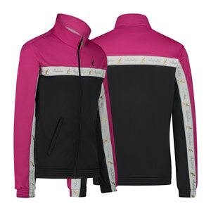 Australian Australian Duo Jacket met witte bies (Fuxia) Australian Australian Duo Jacket met witte bies (Fuxia)