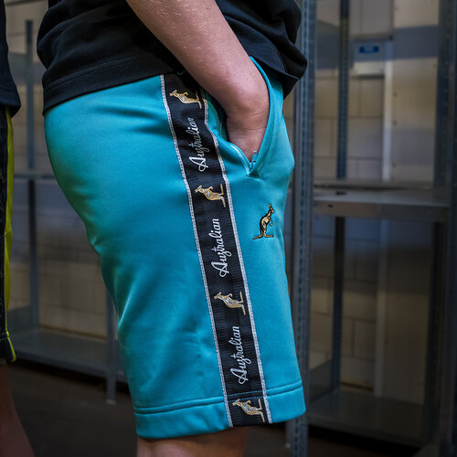 Australian Australian Bermuda Shorts with Black Tape 3.0 (Green Storm) - New Improved Fit Australian Australian Bermuda Shorts with Black Tape 3.0 (Green Storm) - New Improved Fit
