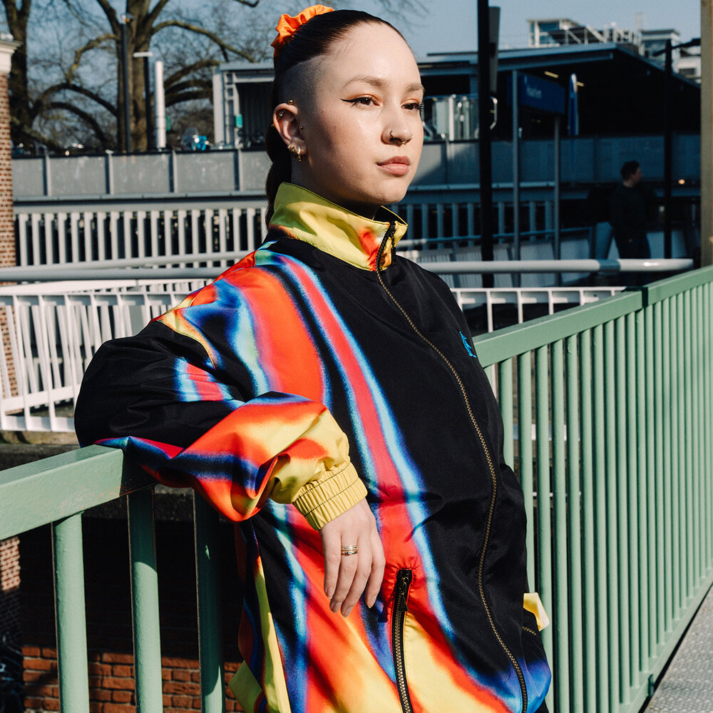 Australian Australian Print Smash Jacke 'Fuel'