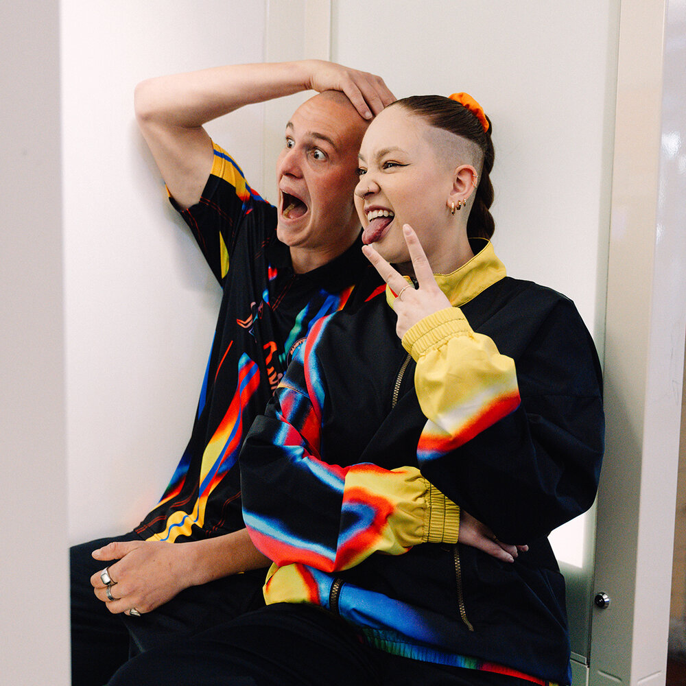 Australian Australian Print Smash Jacke 'Fuel'