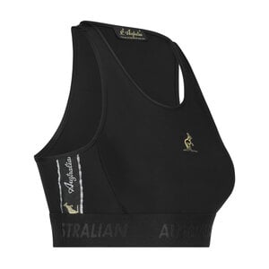 Australian Australian Girl Sport Tank Top mit Schwarzem Seitenstreifen 3.0 (Black)