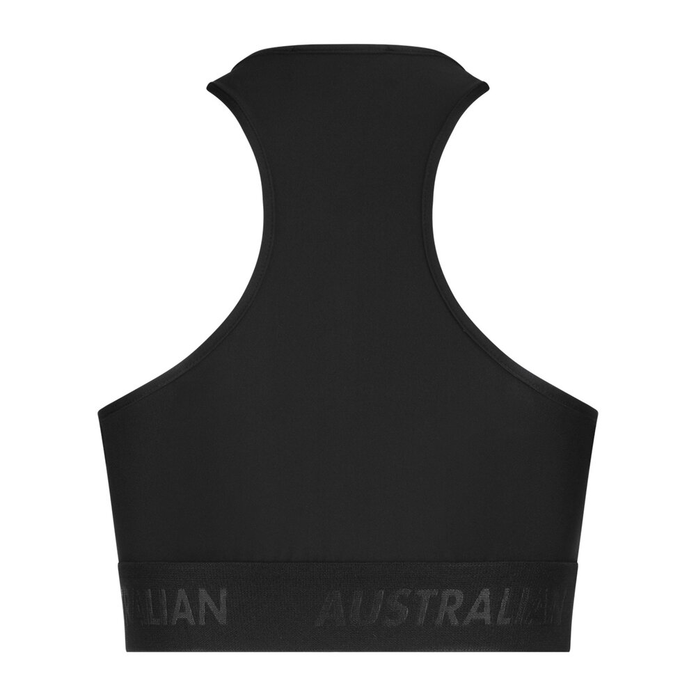 Australian Australian Girl Sport Tank Top mit Schwarzem Seitenstreifen 3.0 (Black)