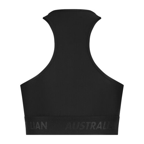 Australian Australian Girl Sport Tank Top mit Weißes Seitenstreifen 3.0 (Black)