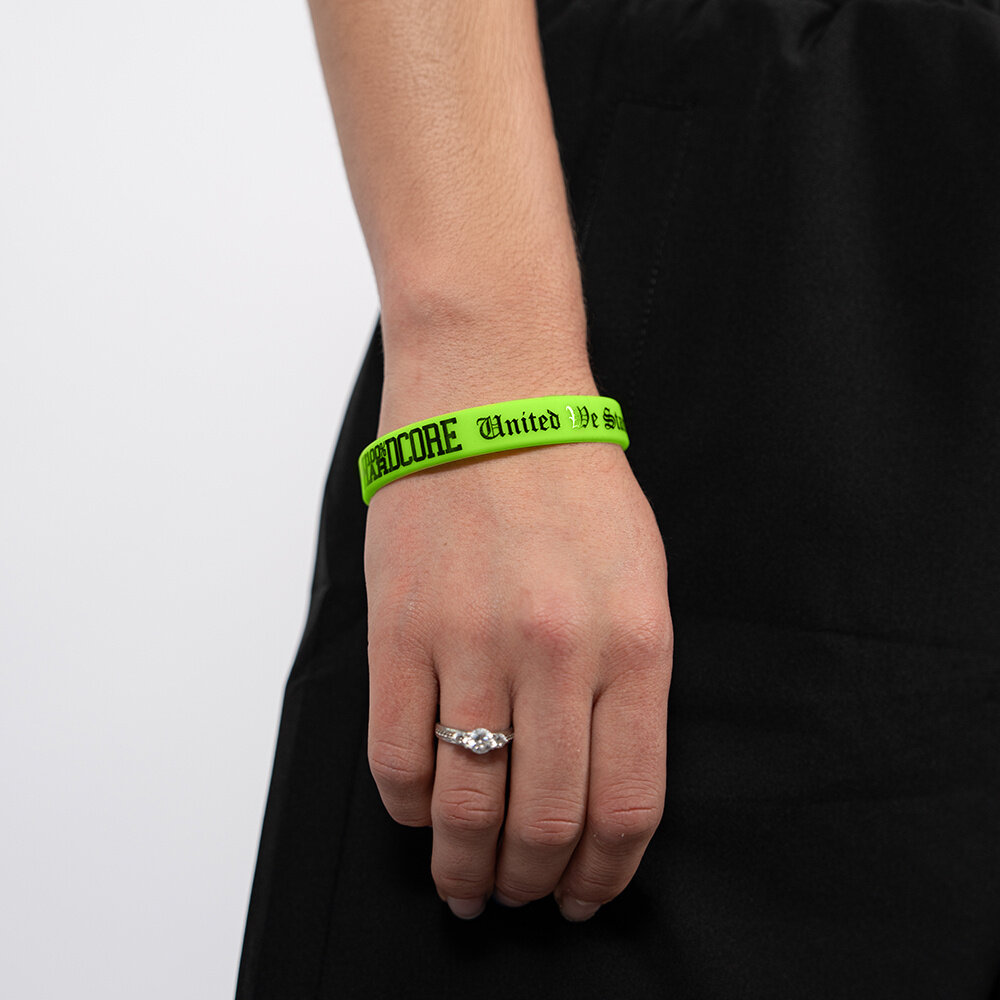 100% Hardcore 100% Hardcore Silikonarmbänder (3-pack)
