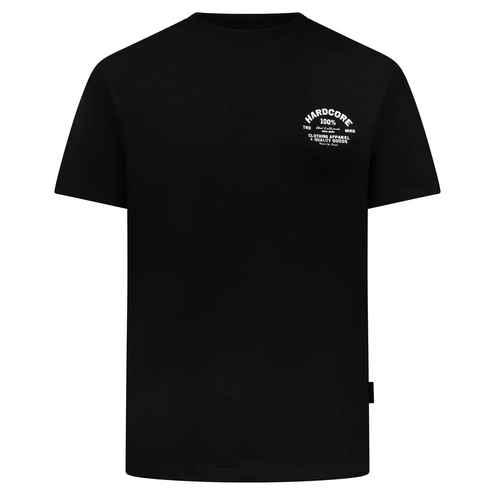 100% Hardcore 100% Hardcore T-shirt 'Apparel' (Black)