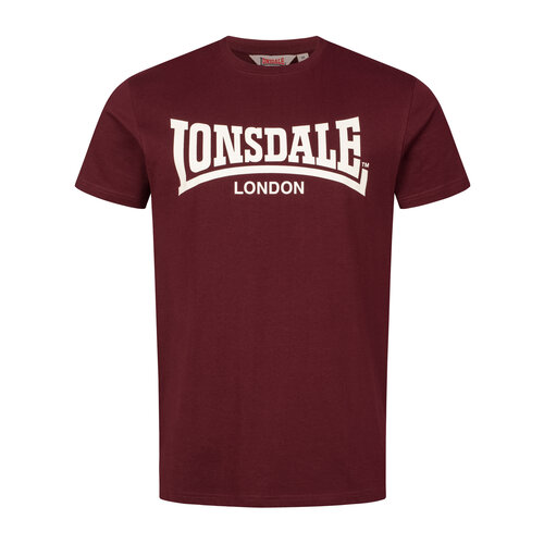 Lonsdale Lonsdale T-shirt 'Fullwood' (Oxblood/Ecru)