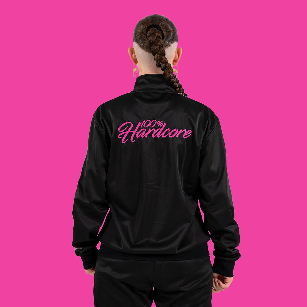 100% Hardcore 100% Hardcore Dames Trainingsjasje 'Signature' (Black/Pink)