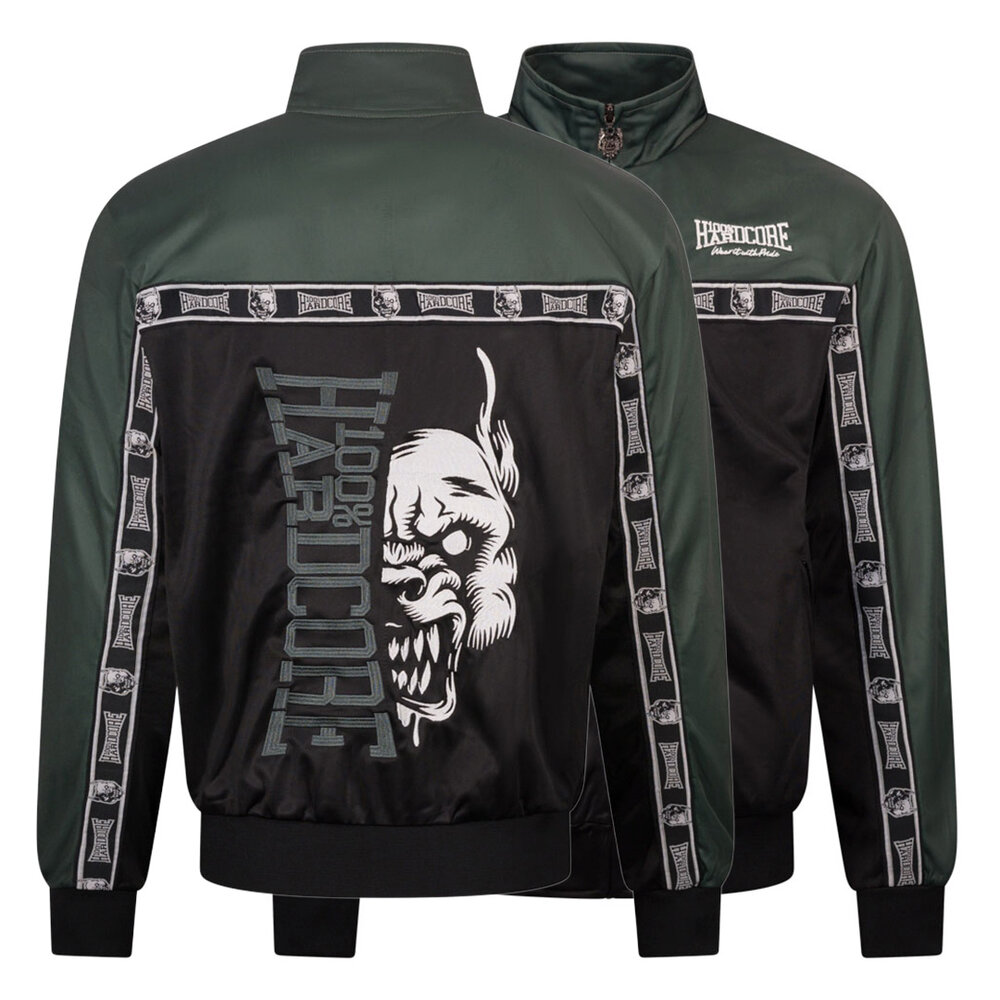 100% Hardcore 100% Hardcore Trainingsjacke 'Essential' (Dark Green)