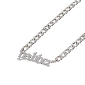 100% Hardcore 100% Hardcore Ketting 'Gabber' Zilverkleurig (65cm)