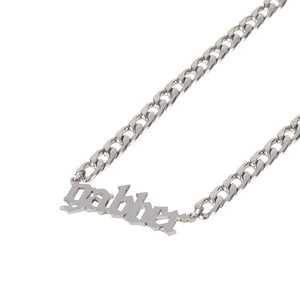100% Hardcore 100% Hardcore Necklace 'Gabber' Silver (65cm)