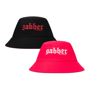 100% Hardcore 100% Hardcore Bucket Hat 'Gabber' Zwart/Roze