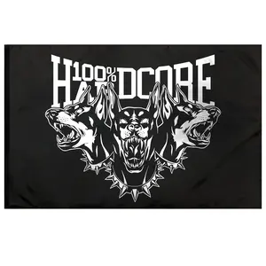 100% Hardcore 100% Hardcore Fahne 'Cerberus'
