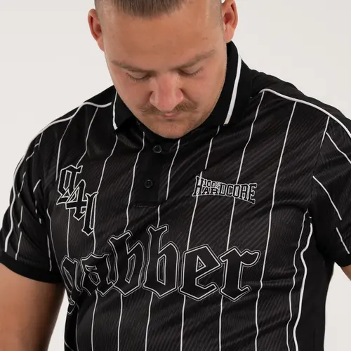100% Hardcore 100% Hardcore Voetbalshirt 'Striped Gabber' 100% Hardcore 100% Hardcore Voetbalshirt 'Striped Gabber'