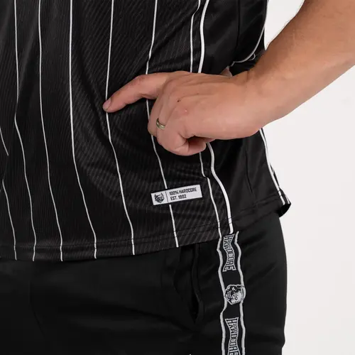 100% Hardcore 100% Hardcore Voetbalshirt 'Striped Gabber' 100% Hardcore 100% Hardcore Voetbalshirt 'Striped Gabber'