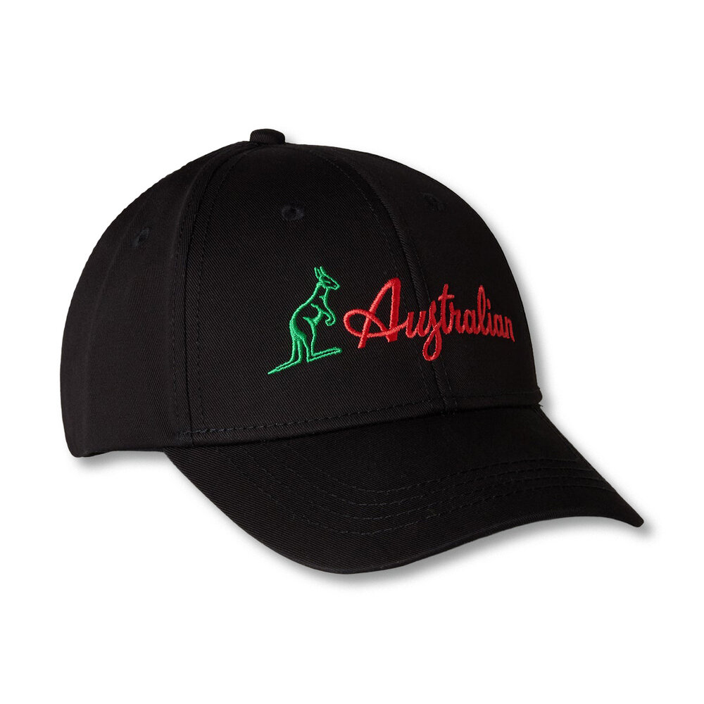 Australian Australian Full Logo Cap (Black) Australian Australian Full Logo Cap (Black)