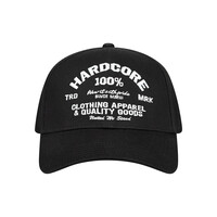 100% Hardcore Cap 'Apparel' (Black)