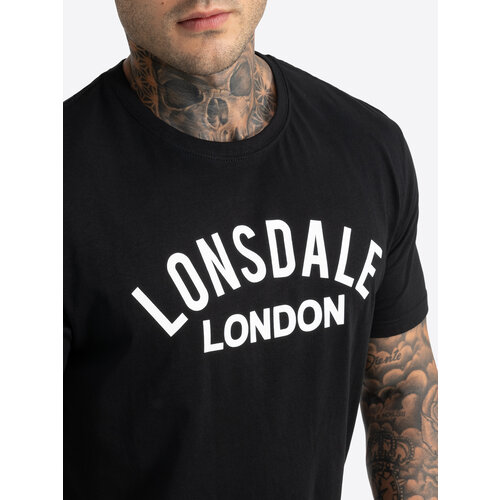 Lonsdale Lonsdale T-shirt 'Bradfield' (Black/White)