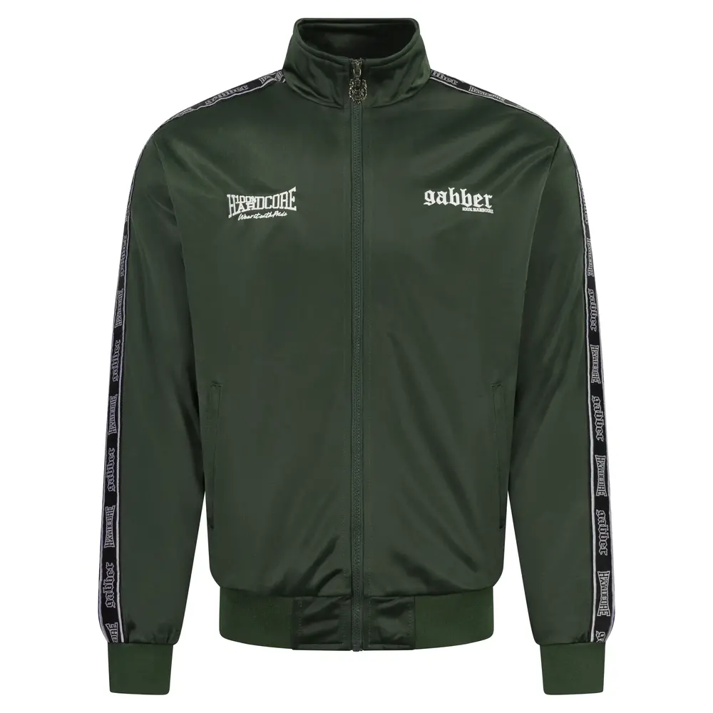 100% Hardcore 100% Hardcore Trainingsjasje 'Gabber' (Army Green)