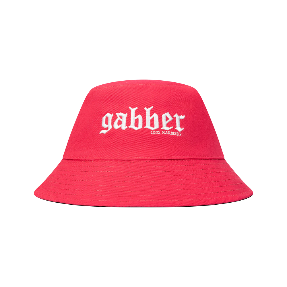 100% Hardcore 100% Hardcore Bucket Hat 'Gabber' (Black/Pink)
