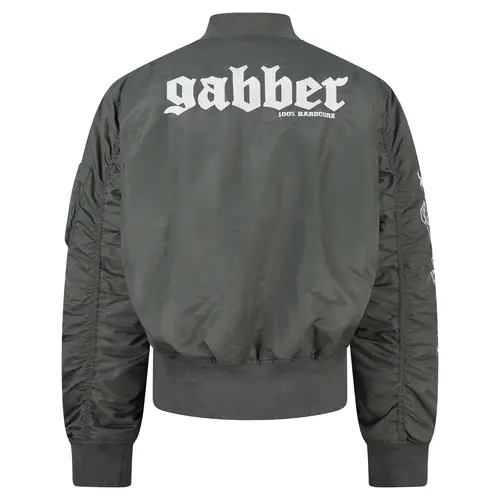 100% Hardcore 100% Hardcore Bomber Jacket 'Gabber' (Army Green)