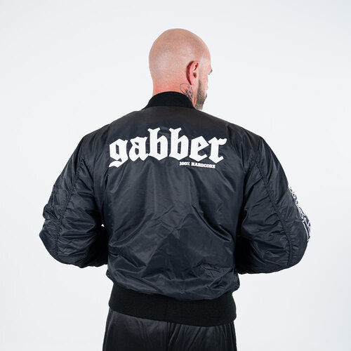 100% Hardcore 100% Hardcore Bomber Jacket 'Gabber' (Black) 100% Hardcore 100% Hardcore Bomber Jacket 'Gabber' (Black)