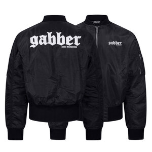 100% Hardcore 100% Hardcore Bomber Jacket 'Gabber' (Black)