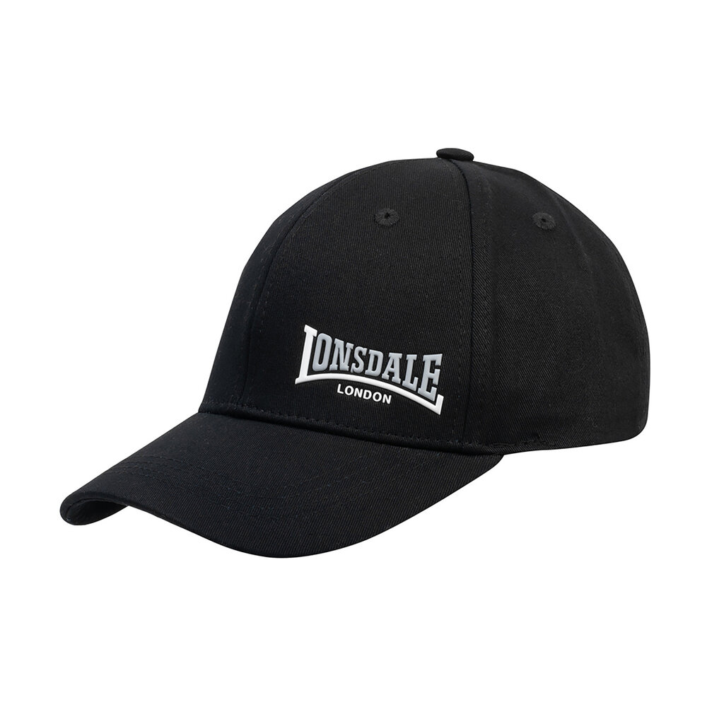 Lonsdale Lonsdale Cap 'Enville' (Black/White)