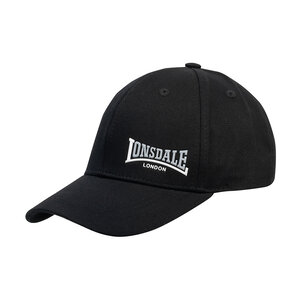 Lonsdale Lonsdale Cap 'Enville' (Black/White)