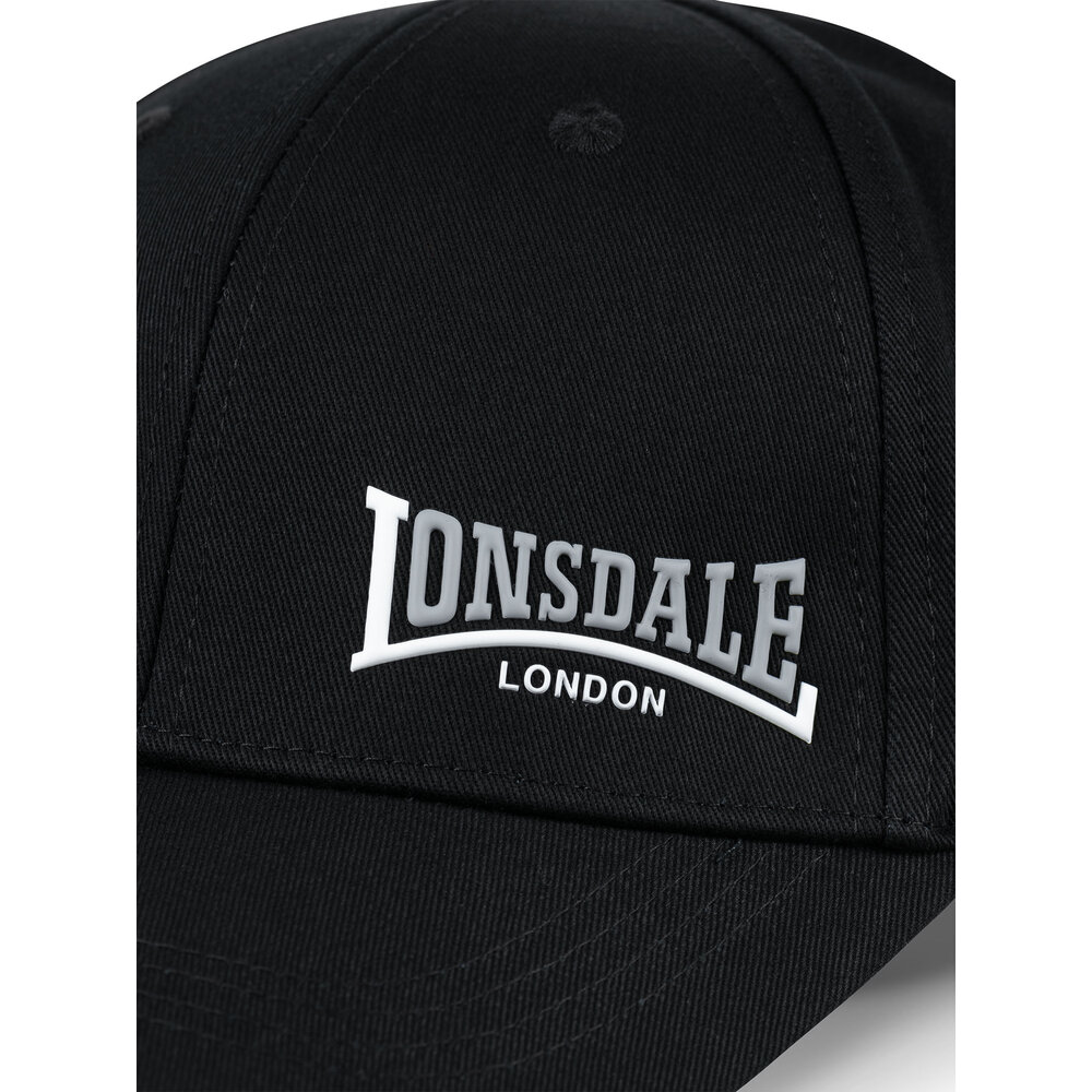 Lonsdale Lonsdale Cap 'Enville' (Black/White)