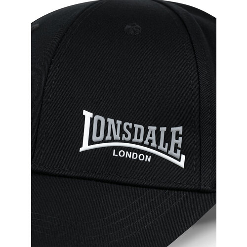 Lonsdale Lonsdale Cap 'Enville' (Black/White)