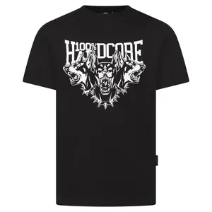 100% Hardcore 100% Hardcore T-shirt 'Cerberus' (Black)