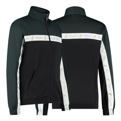 Australian Australian Duo Jacket met witte bies 3.0 (Woods Green/White)