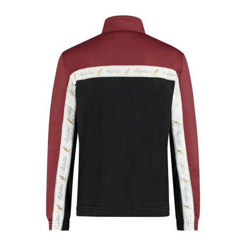 Australian Australian Duo Jacket met witte bies 3.0 (Bordeaux/White)