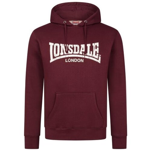 Lonsdale Lonsdale Hoodie 'Wolterton' (Oxblood/Ecru)