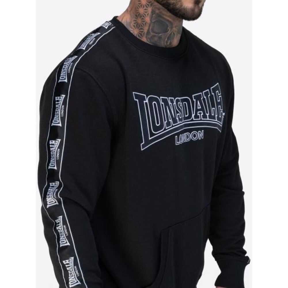 Lonsdale Lonsdale Sweater 'Kirklinton' (Black/White)