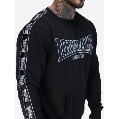 Lonsdale Lonsdale Sweater 'Kirklinton' (Black/White)