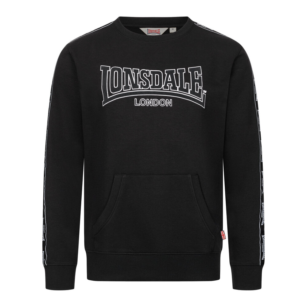 Lonsdale Lonsdale Sweater 'Kirklinton' (Black/White)