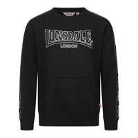 Lonsdale Sweater 'Kirklinton' (Black/White)