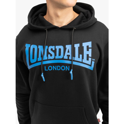 Lonsdale Lonsdale Hoodie 'Chatsworth' (Black/Blue)